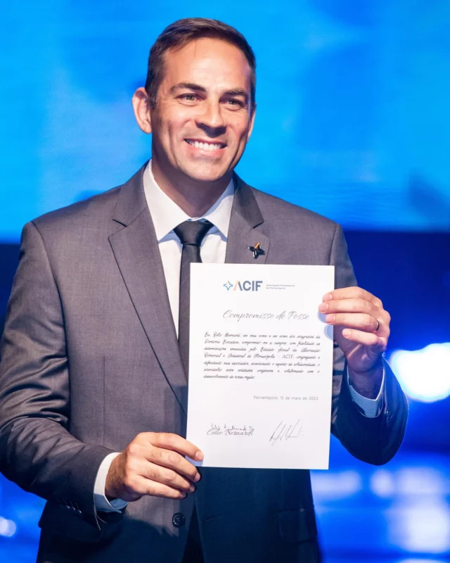 Compromisso firmado com a nossa @acif.floripa